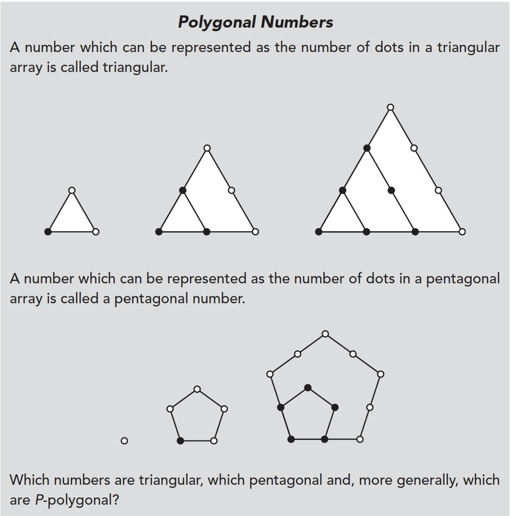 Solved Polygonal Numbers array is called triangular. A | Chegg.com