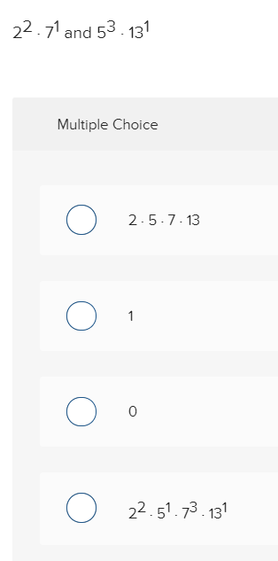 Solved Identify the greatest common divisor of the following 