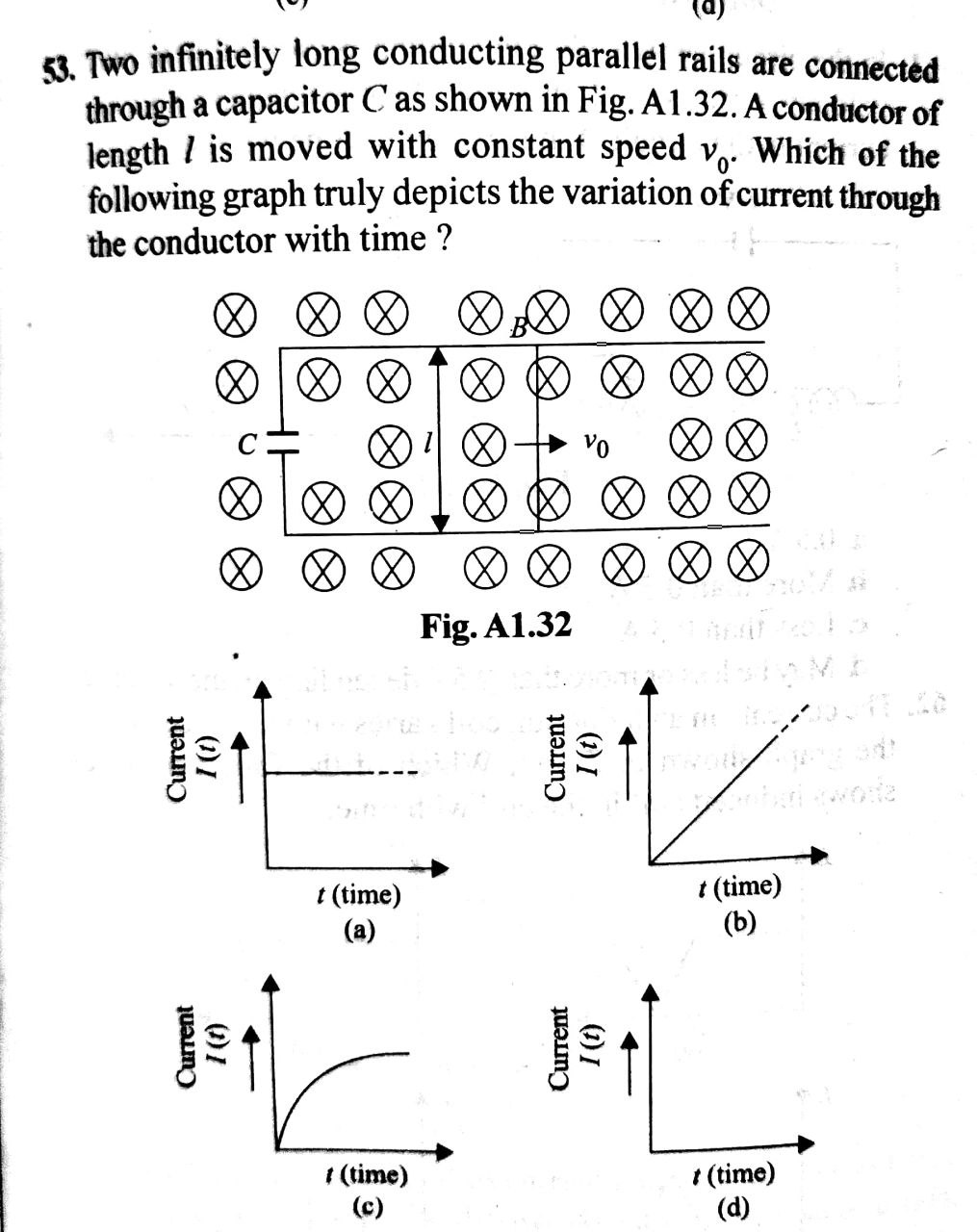 Solved 83. Two infinitely long conducting parallel rails are | Chegg.com