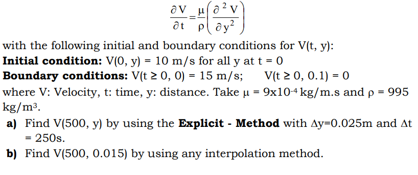 Solved The equation of continuity and the equation of motion | Chegg.com