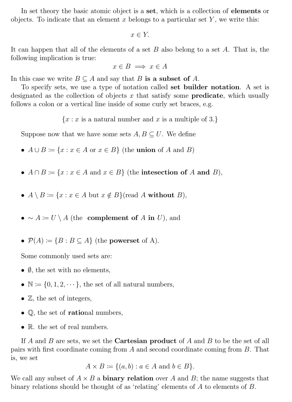 Solved In Set Theory The Basic Atomic Object Is A Set, Which | Chegg.com