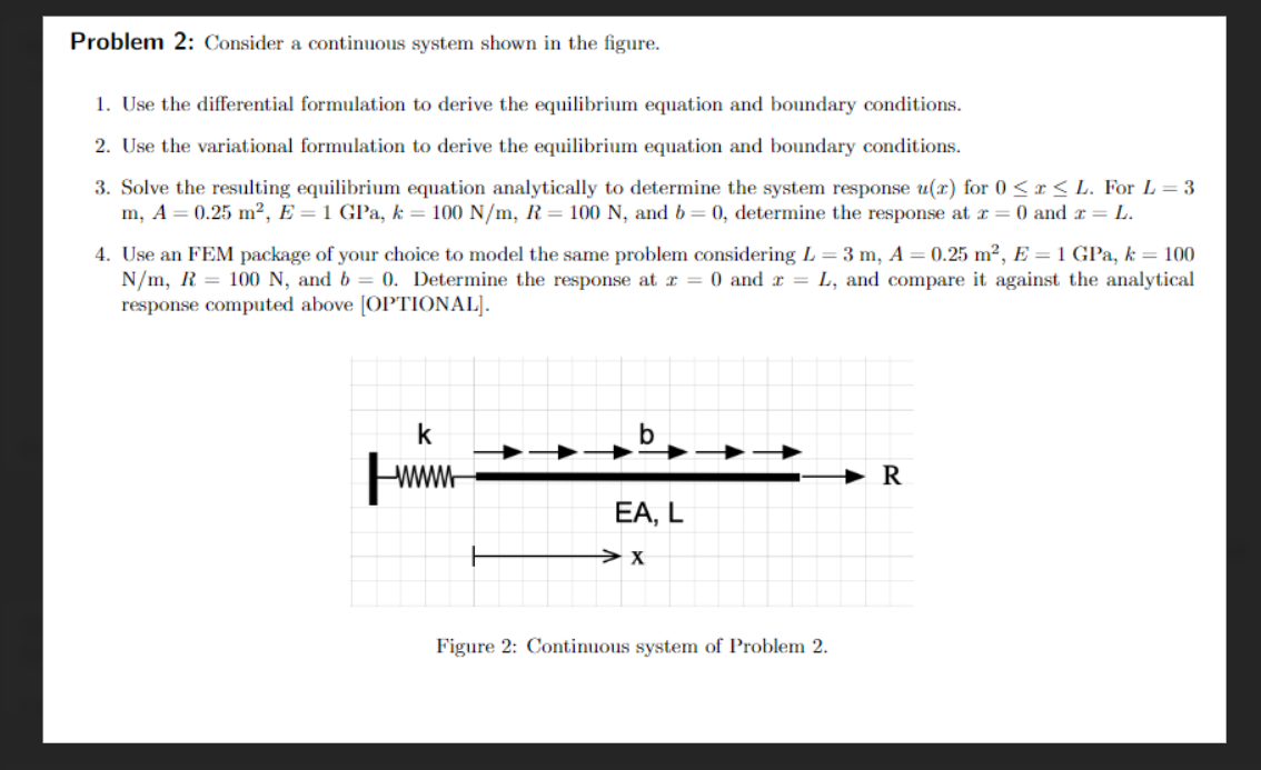 Solved Problem 2: Consider a continuous system shown in the | Chegg.com
