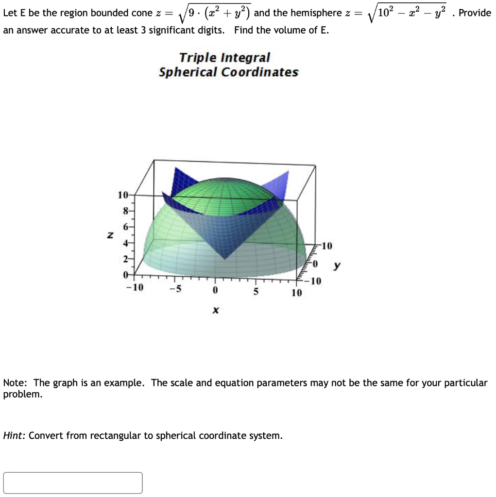 Solved Let E Be The Region Bounded Above By X2 Y2 X2 Chegg Com