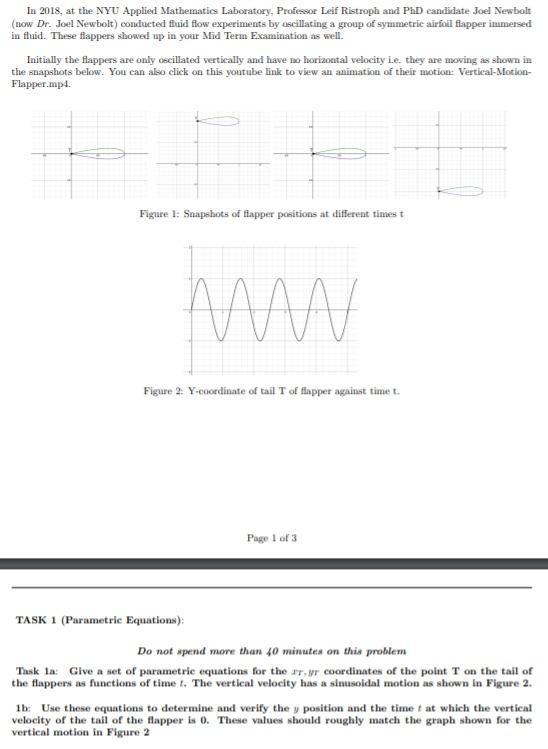In 2018, at the NYU Applied Mathematics Laboratory, | Chegg.com