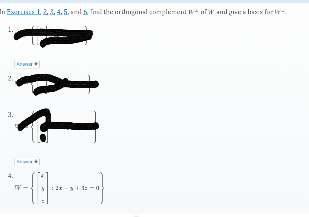 Solved In Exercises 1, 2, 3, 4, 5, and 6, find the | Chegg.com