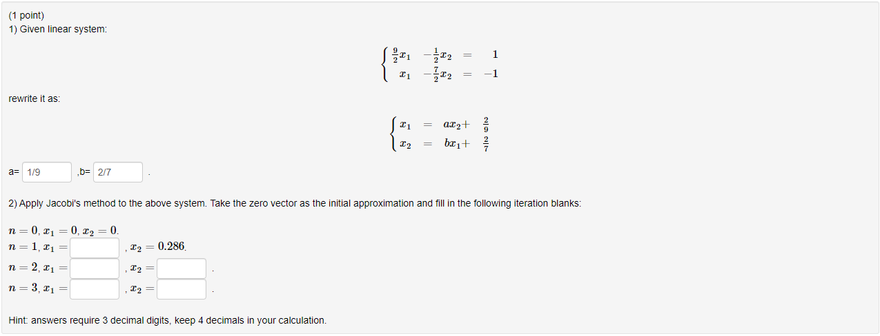 Solved I Know How To Get A And B But I Am Confused On Part 2 | Chegg.com