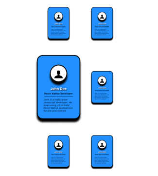 Solved I am working on this project with profile cards, I | Chegg.com