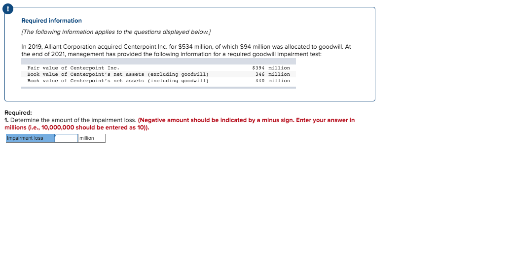 Solved Required information (The following information | Chegg.com