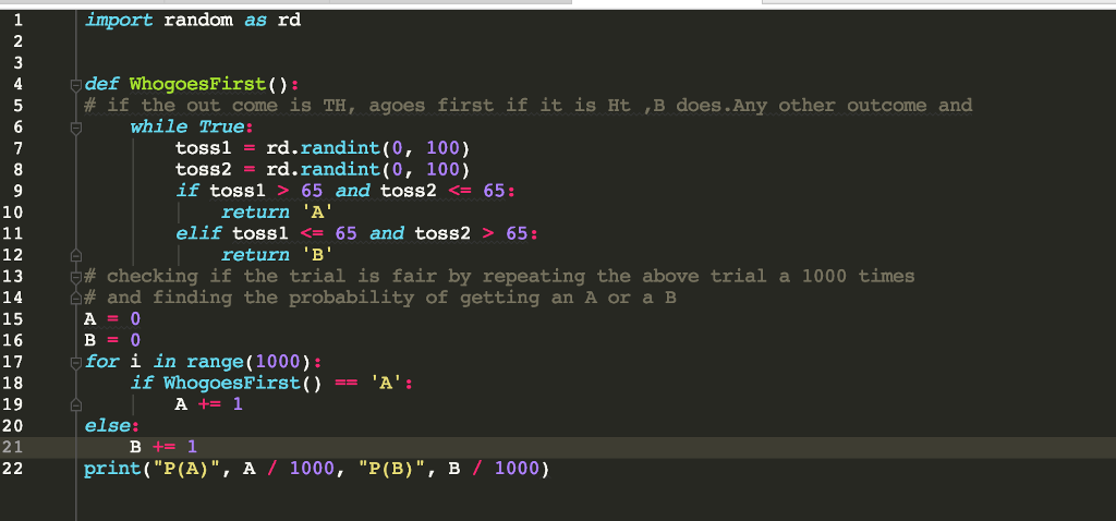 Solved a) A and B have a coin which they suspect is unfair, | Chegg.com