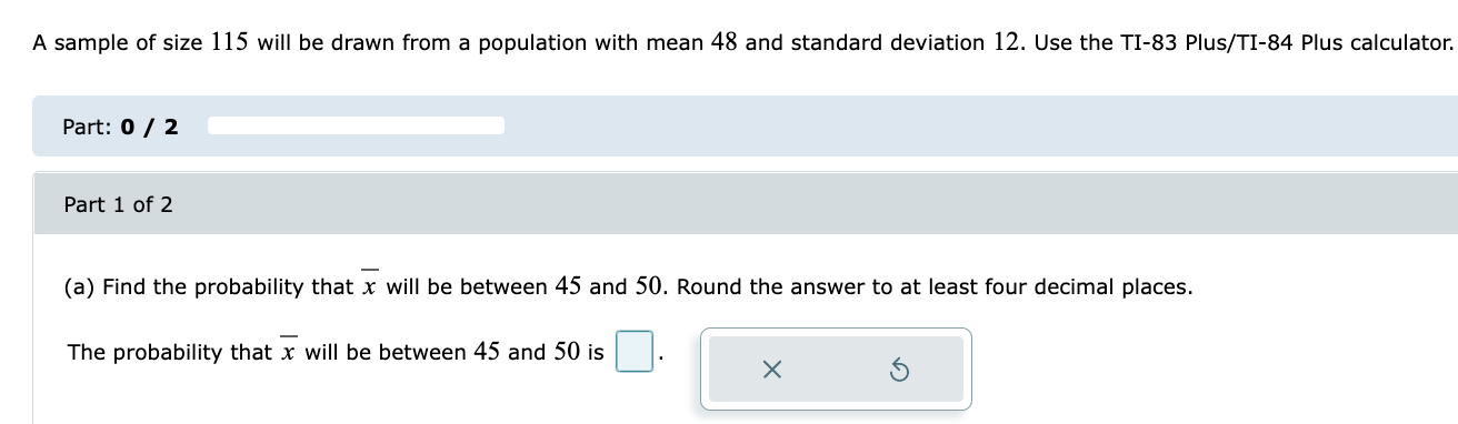 A SAMPLE OF SIZE 115 WILL BE DRAWN FROM A POPULATION visual data 7