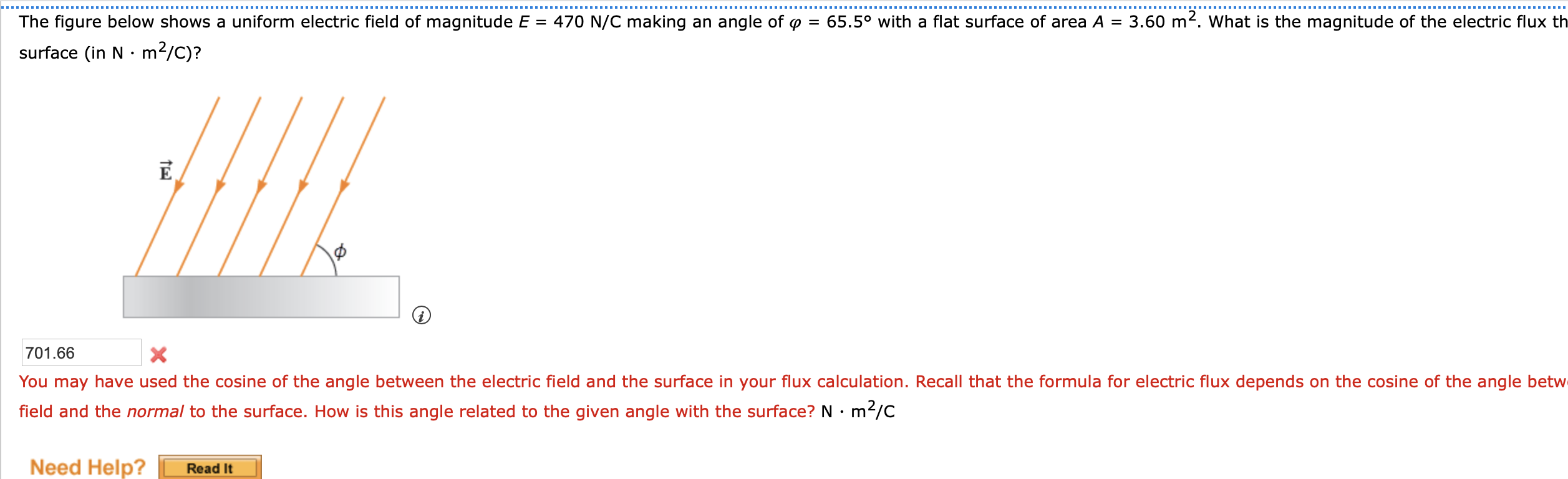 Solved The Figure Below Shows A Uniform Electric Field Of Chegg Com