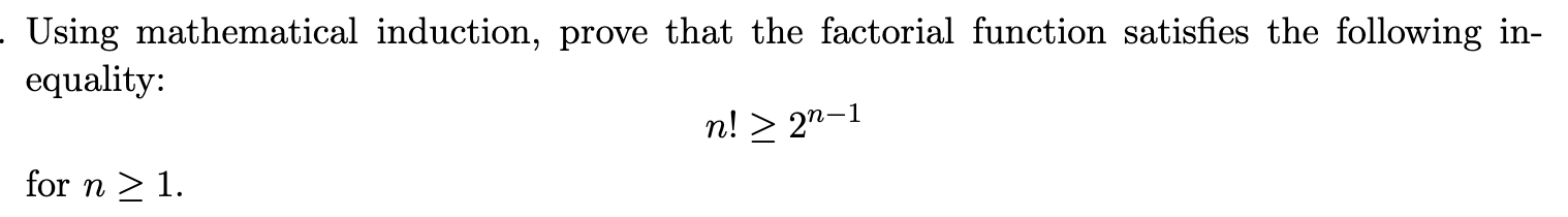 Solved Using mathematical induction, prove that the | Chegg.com