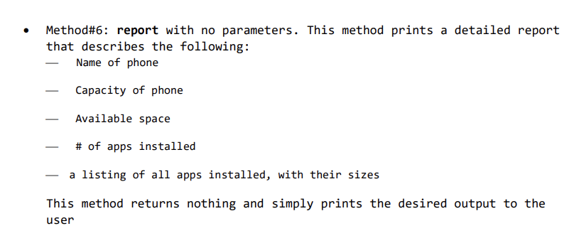Solved Please do methods 4-6. Also, write the program in | Chegg.com