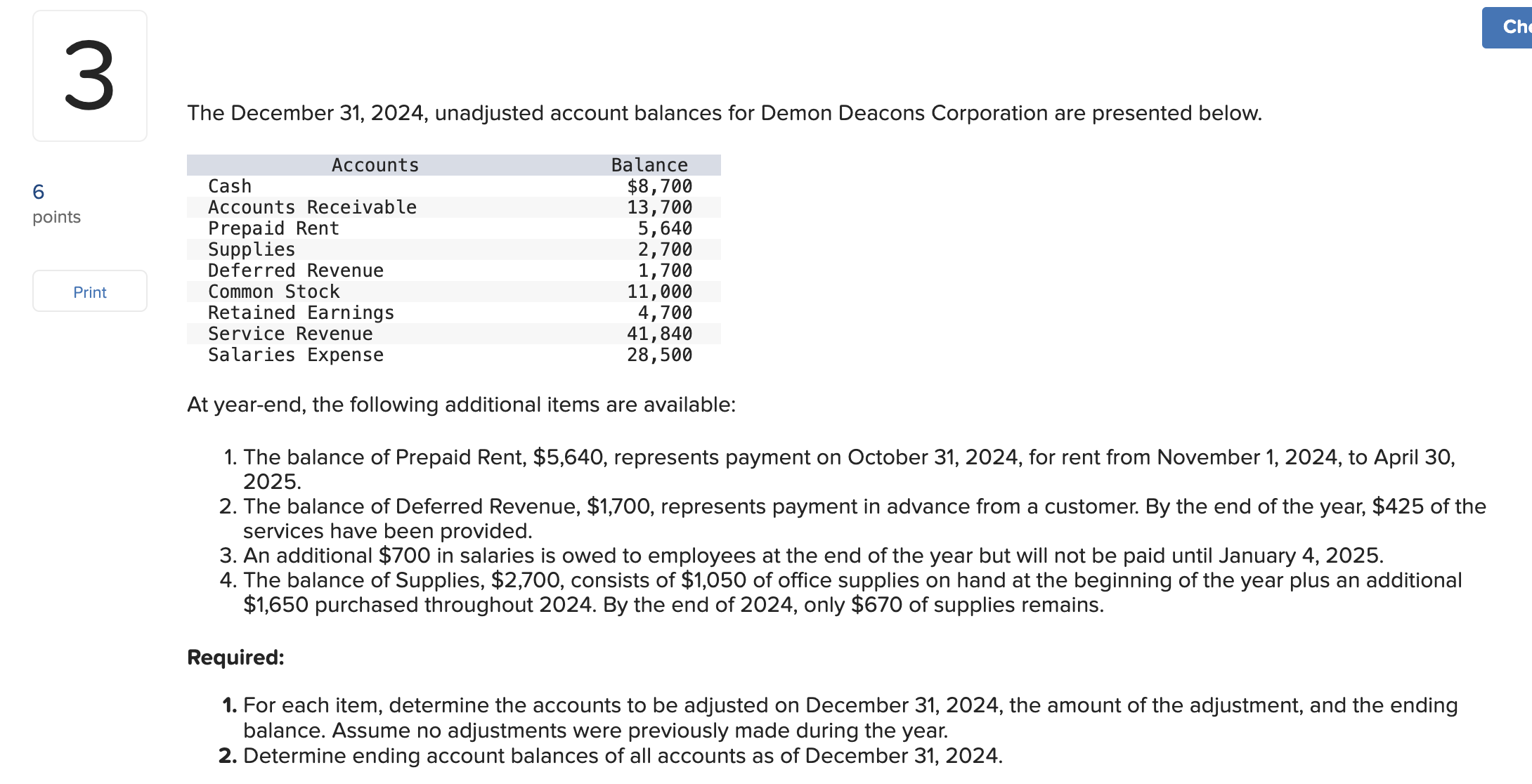 Solved The December 31 2024 Unadjusted Account Balances Chegg Com   PhphXlkeI