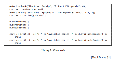 Question 2 Examine Listing 1 and answer the | Chegg.com