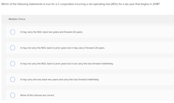 Solved Which of the following statements is true for a C | Chegg.com - Which Of The Following Is True Of An Llc