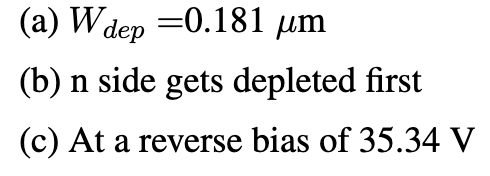 Solved Consider a Si pn junction with the length of the p | Chegg.com