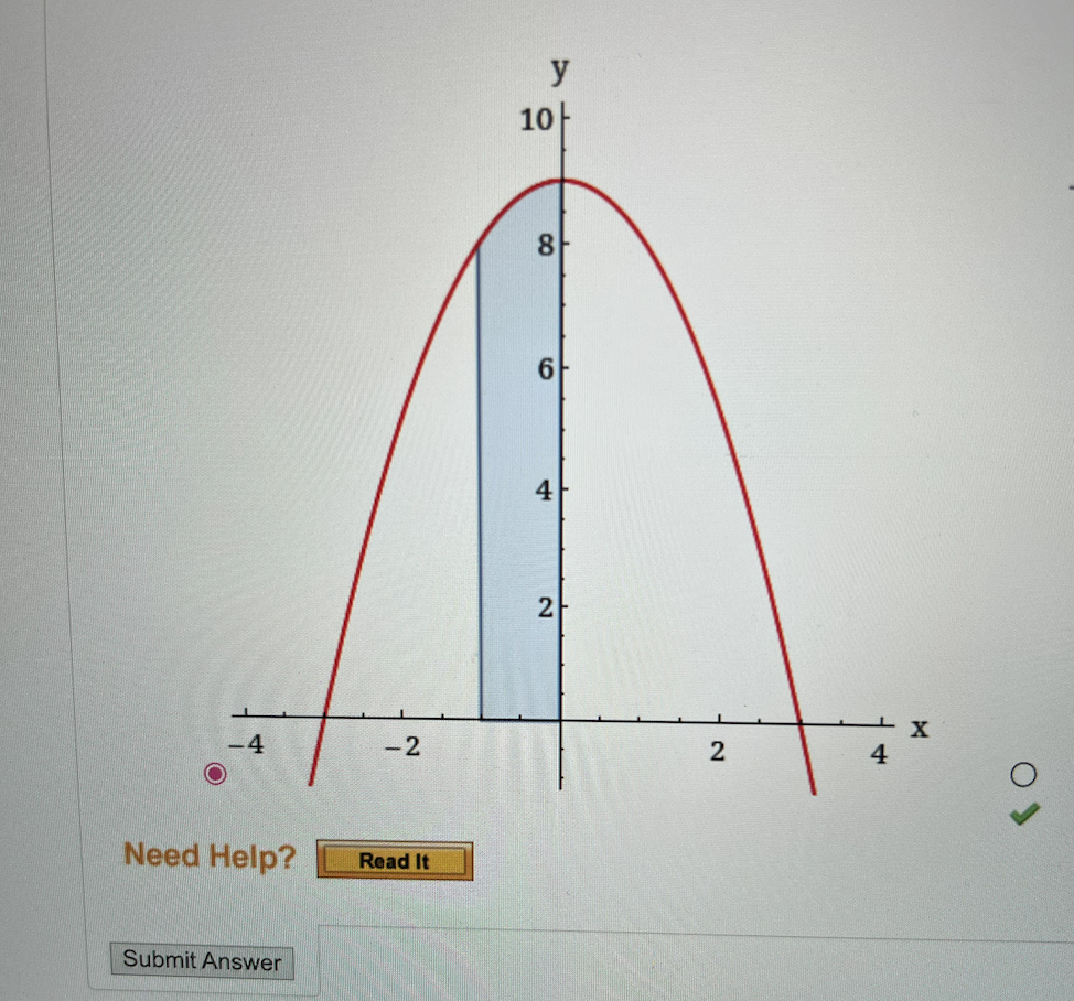 Solved Use the Midpoint Rule with n=5to approximate the area | Chegg.com