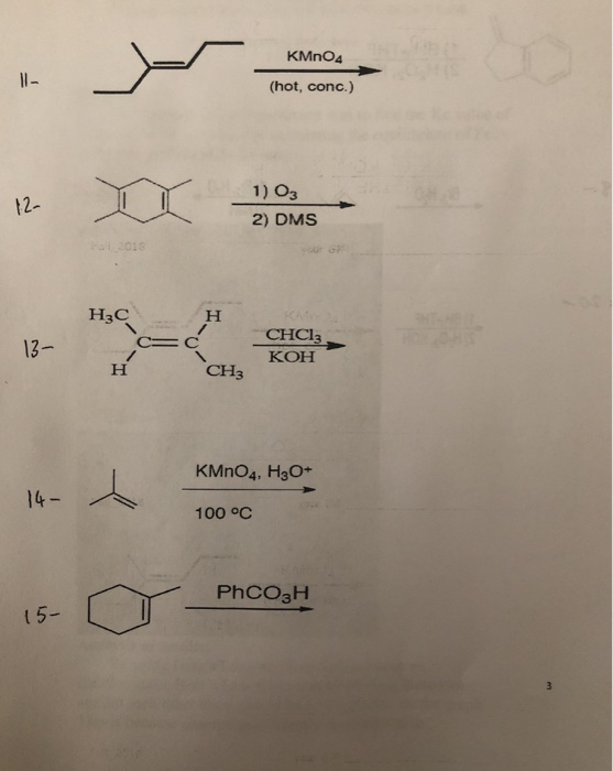 Solved Complete the following reactions with the products. | Chegg.com