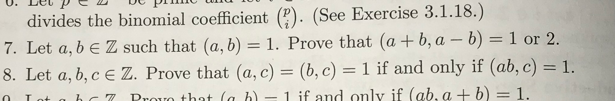 Solved divides the binomial coefficient (?). (See Exercise | Chegg.com