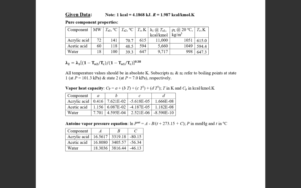 Given Data Note 1 Kcal 4 1868 KJ R 1 987 Chegg given-data-note-1-kcal-4-1868-kj-r-1-987-chegg