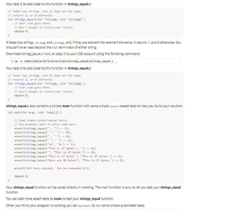 Solved Your task is to add code to this function in | Chegg.com