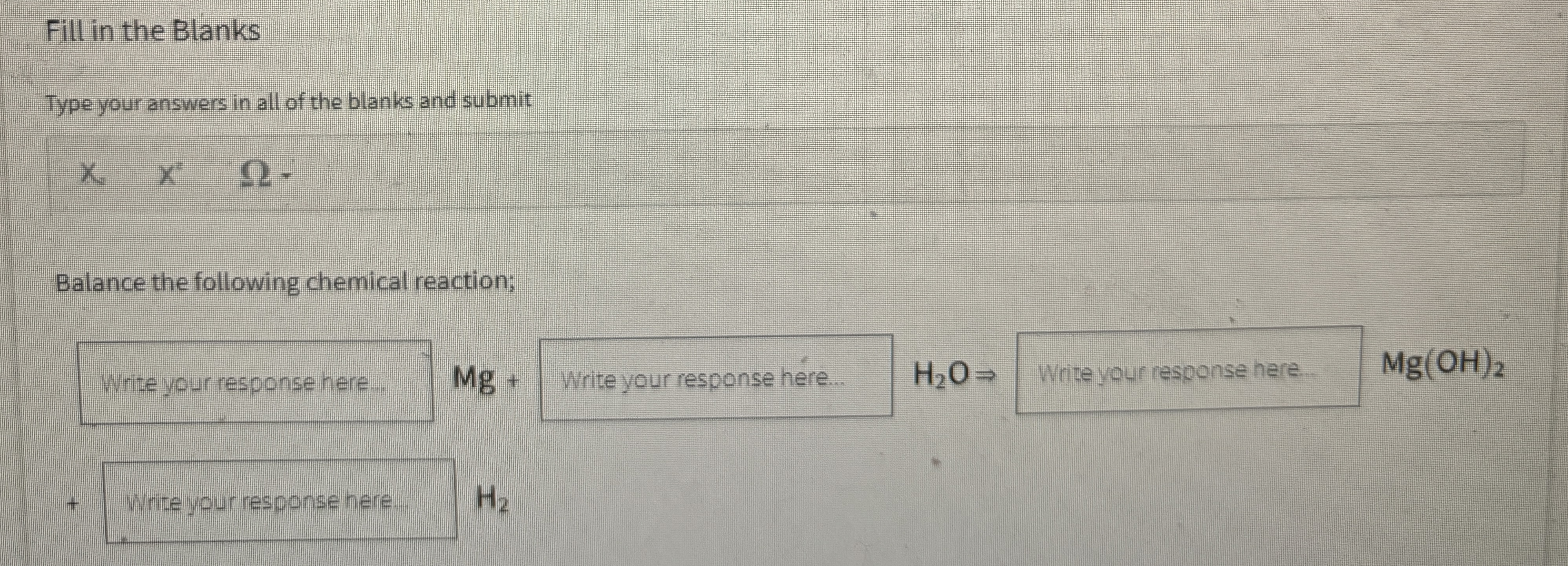 Solved Fill in the Blanks | Chegg.com