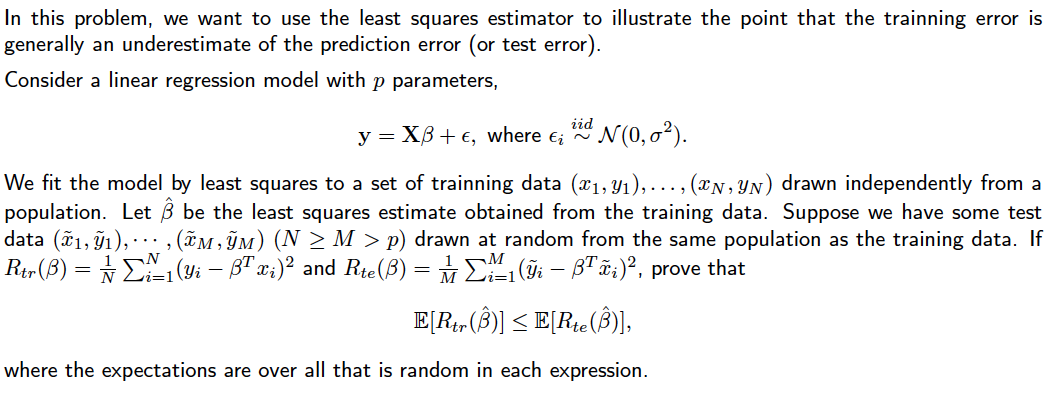 Solved In this problem, we want to use the least squares | Chegg.com