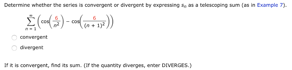 Solved Determine whether the series is convergent or | Chegg.com