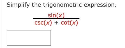 Solved Simplify the trigonometric expression. 1 + sin(y) 1 + | Chegg.com