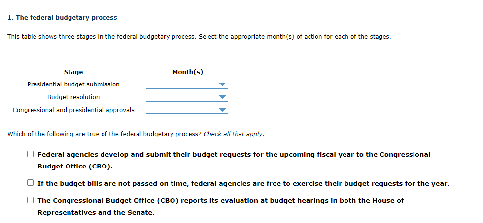 solved-1-the-federal-budgetary-process-this-table-shows-chegg