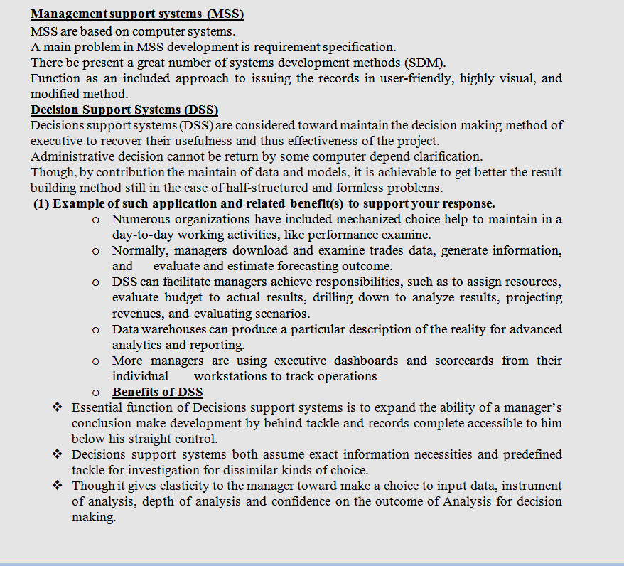 Solved Management Support Systems Please Respond Followin solved-management-support-systems-please-respond-followin