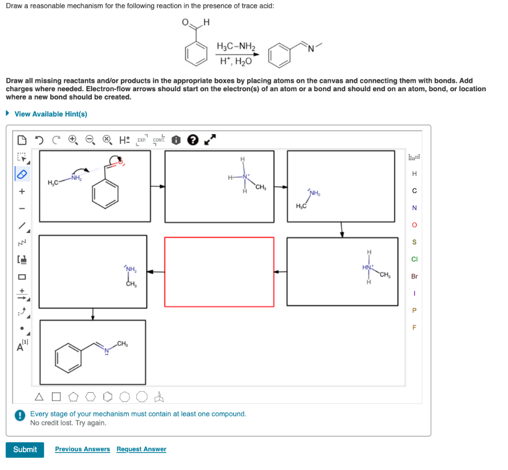 Solved Draw a reasonable mechanism for the following