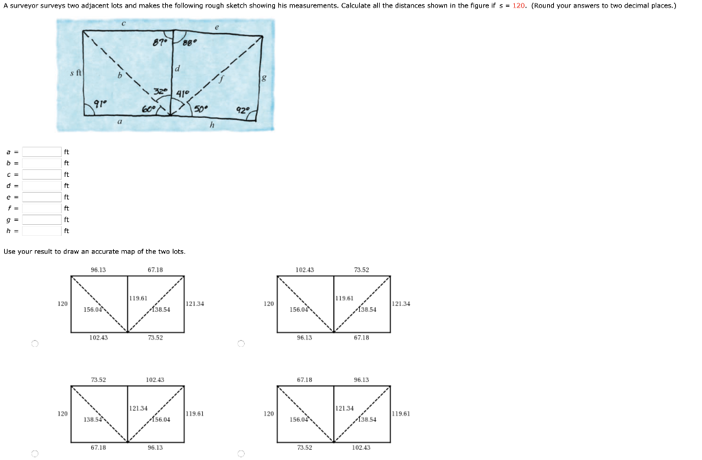 Solved A surveyor has determined that a mountain is h = 2350 | Chegg.com