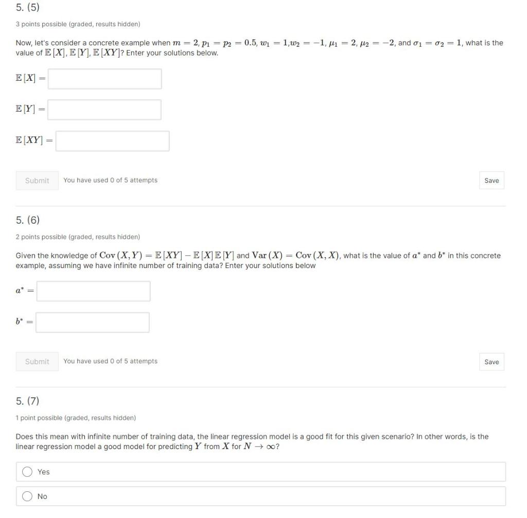 Solved 5. (4) 2 Points Possible (graded, Results Hidden) Now | Chegg.com