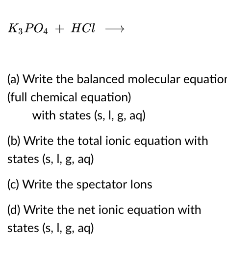 K3PO4 + HCl: Phản Ứng Hóa Học và Ứng Dụng Thực Tiễn