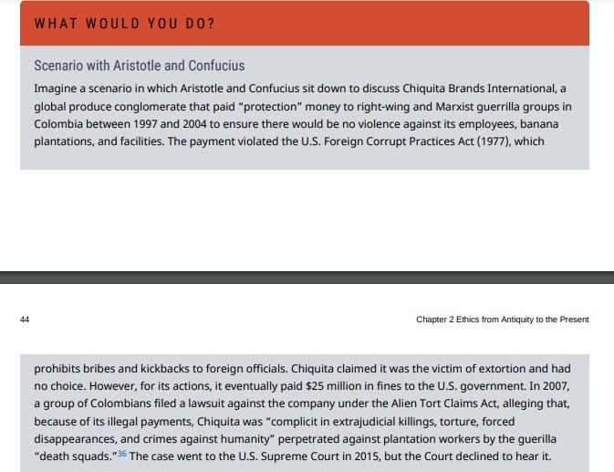 Solved Is There a Universal Ethics? A fundamental question