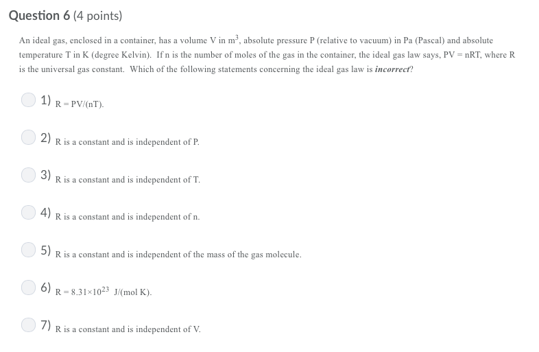Solved Question 3 (4 points) Which of the following | Chegg.com