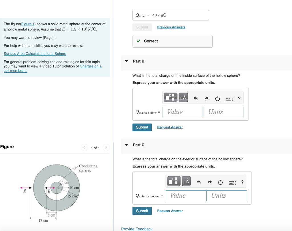 Solved The figure(Figure 1) shows a solid metal sphere at