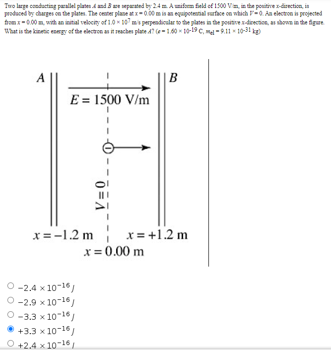 Solved Two large conducting parallel plates A and B are | Chegg.com