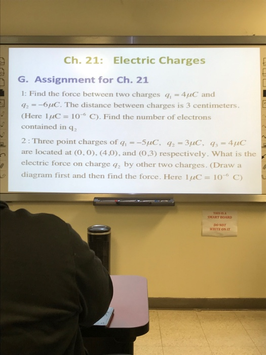 Solved Ch. 21: Electric Charges G.Assignment for Ch. 21 1: | Chegg.com