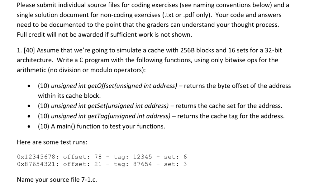 Please Submit Individual Source Files For Coding E Chegg Com