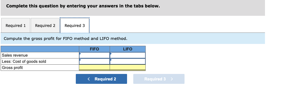 [Solved]: Required information Use the following informati