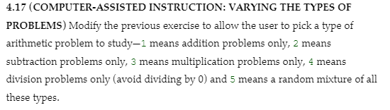 Solved 4.14 (COMPUTER-ASSISTED INSTRUCTION) | Chegg.com