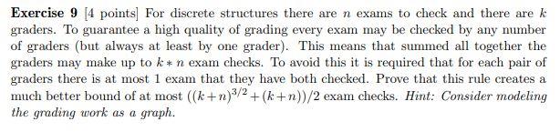 Solved Exercise 9 [4 points) For discrete structures there | Chegg.com