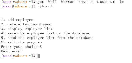 Solved Errors to fix(with my code provided in C down below | Chegg.com