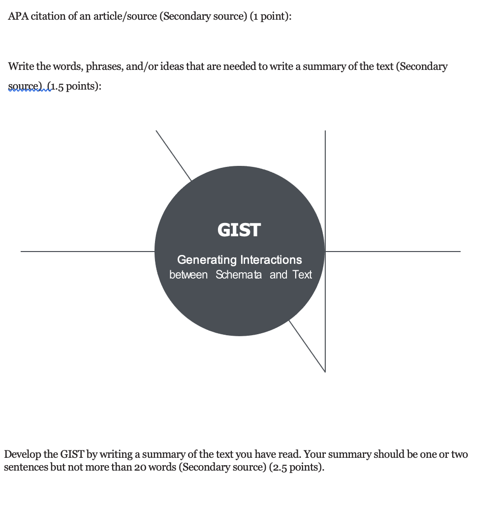 Secondary deals citation apa