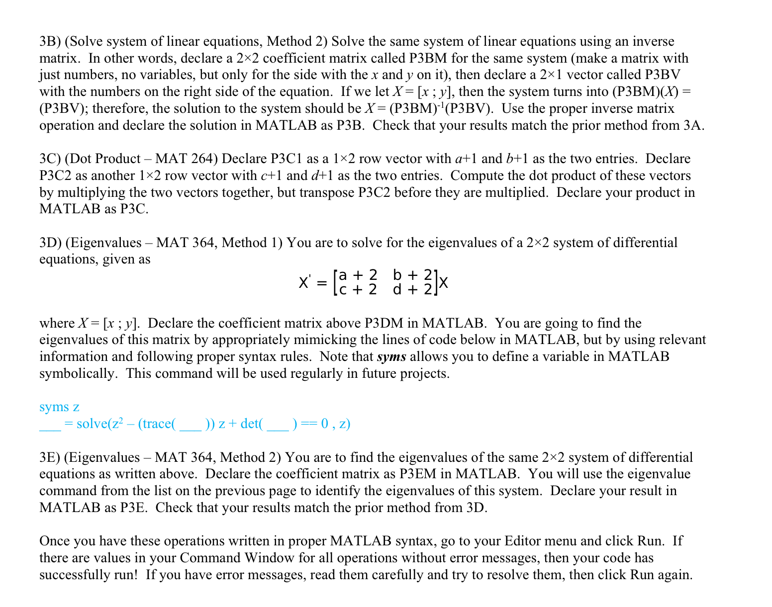 Solved Part 3 ﻿ExercisesRecall that a= ﻿last digit of your | Chegg.com