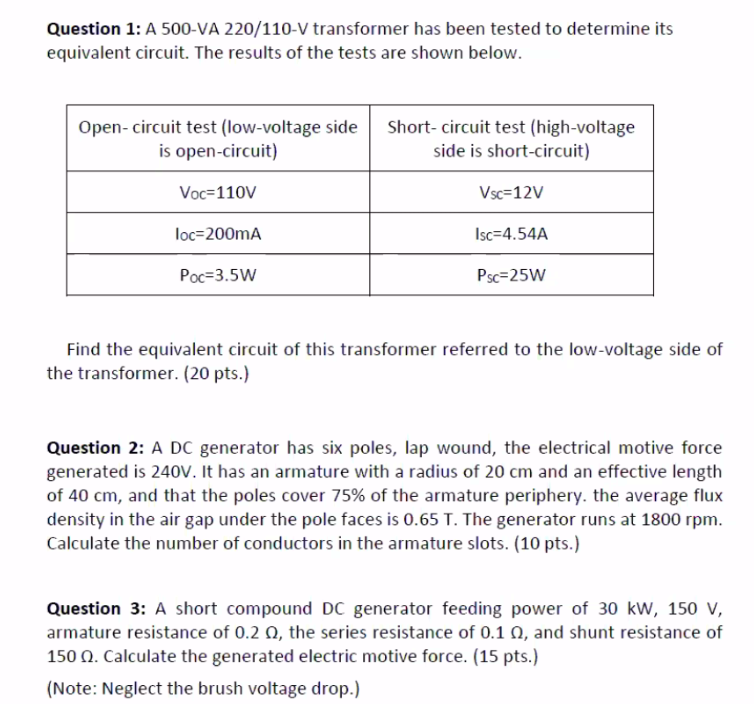 Testing 110 volt deals circuits