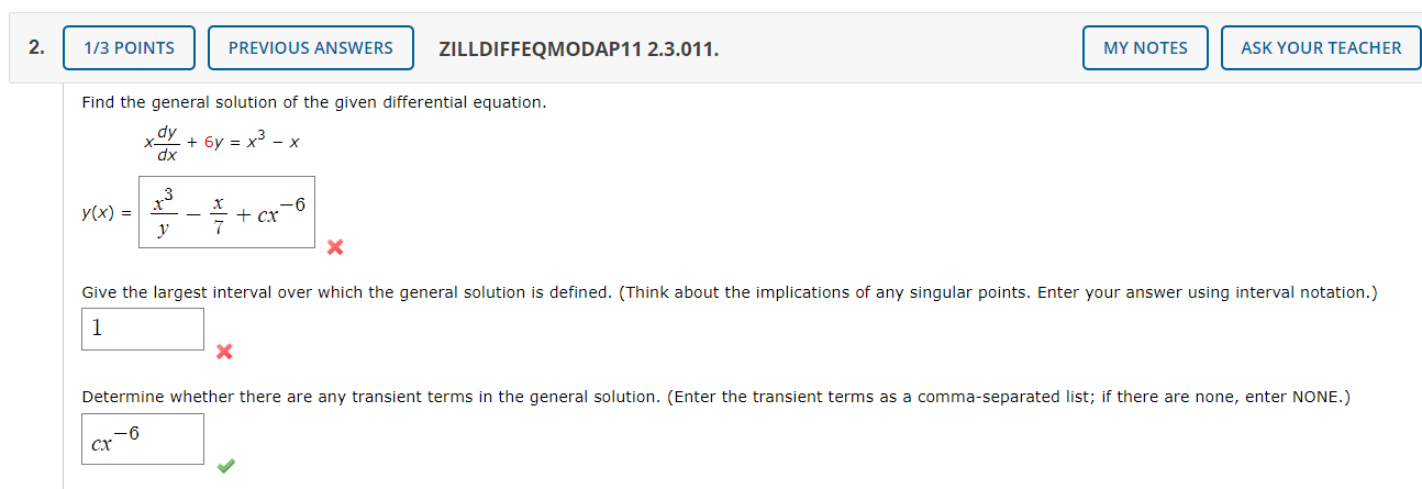 Solved Find the general solution of the given | Chegg.com